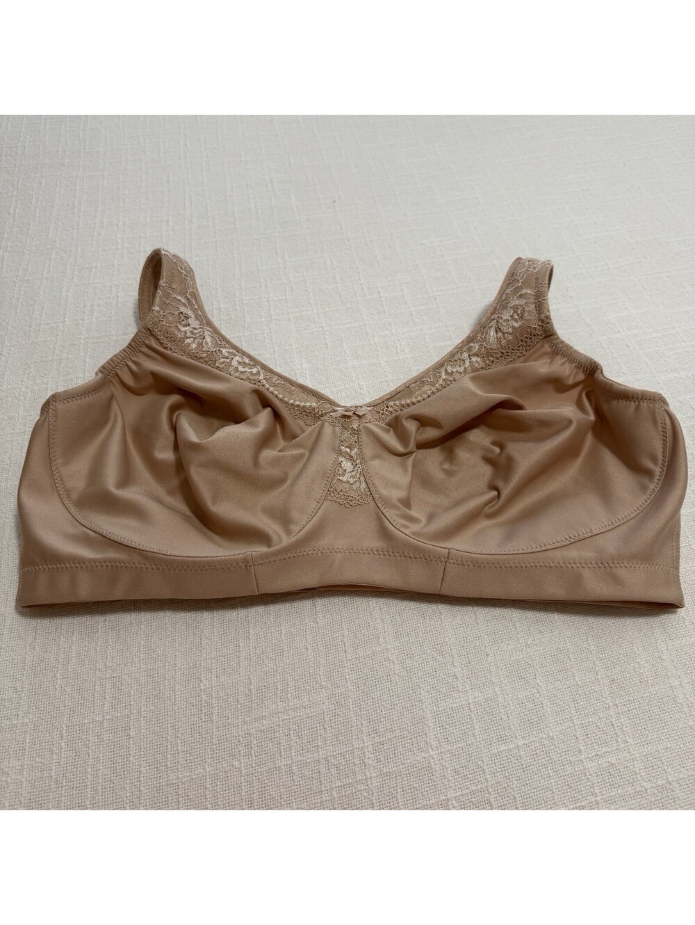 Glamorise 42DD MagicLift Seamless Firm Support Bra Cafe Nude 1007 Wireless